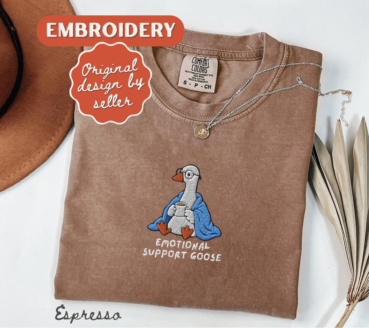 Emotional Support Goose Shirt, Silly Goose Therapist Top, Funny Mental Health Tee, School Counselor Gift