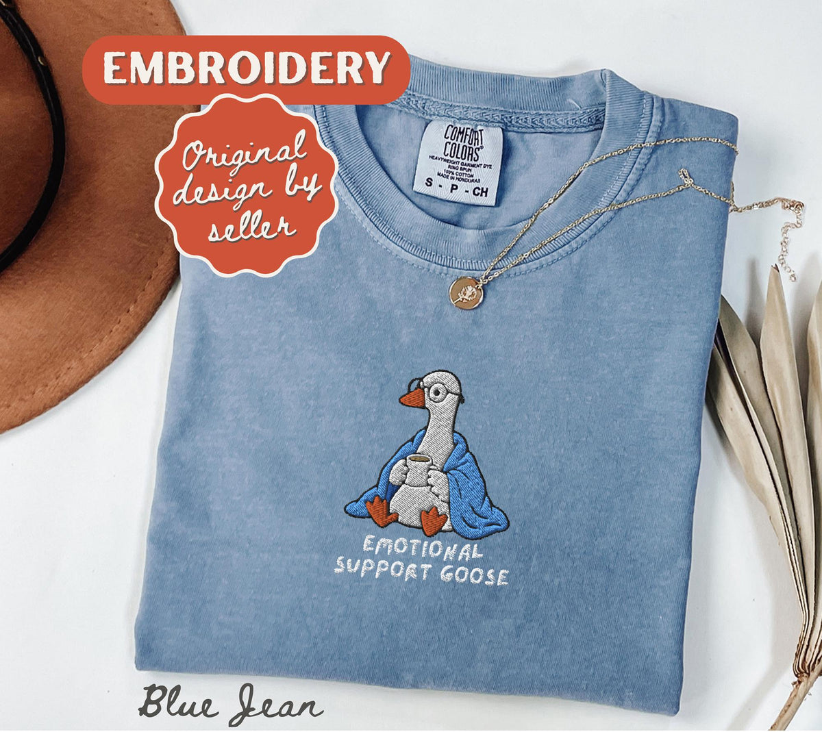 Emotional Support Goose Shirt, Silly Goose Therapist Top, Funny Mental Health Tee, School Counselor Gift